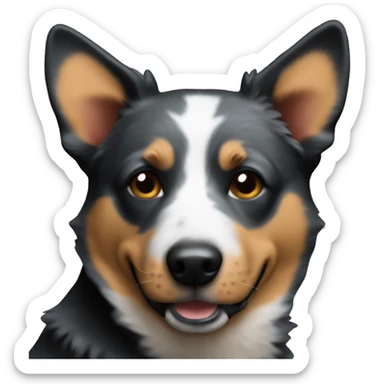 cattle dog sticker