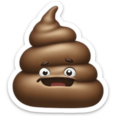 poop that goes silent sticker