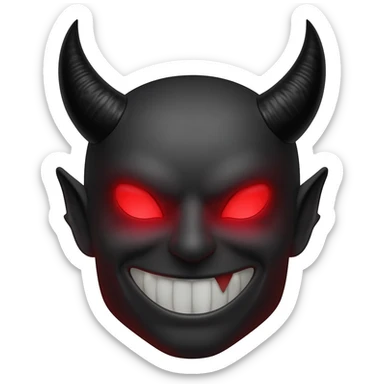 j'adore moi un smiley diable sticker