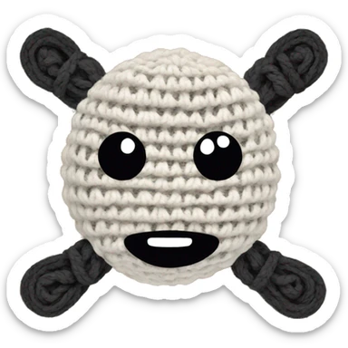 Crochet  sticker