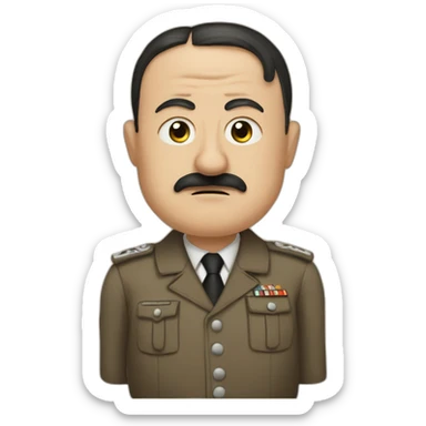 Hitler et sa mère sticker