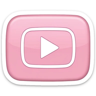 Pink pastel YouTube  sticker
