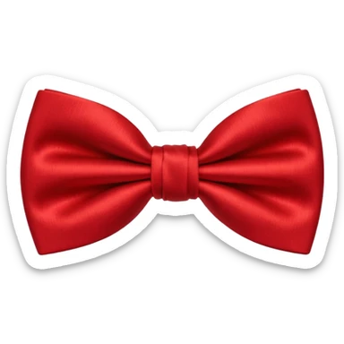 Red bow tie sticker