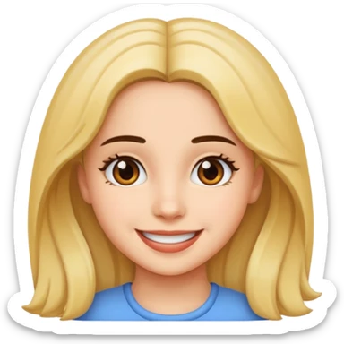 Camila smiling sticker