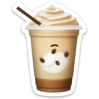 Iced latte sticker