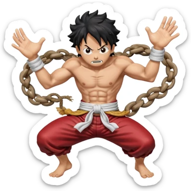Luffy gear5 sticker