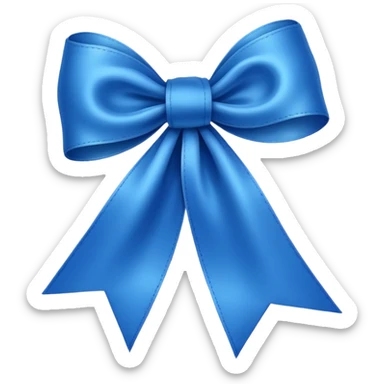 Lazo azul sticker