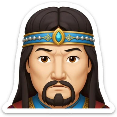 genghis khan sticker