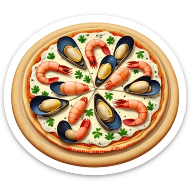seafood pizza sticker