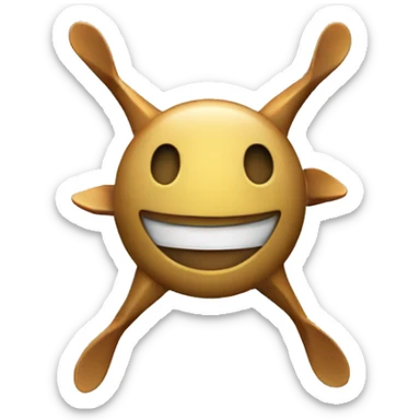 happy propeller sticker