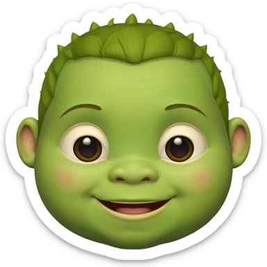 baby shrek sticker