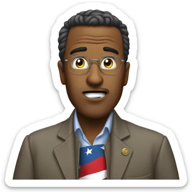 Republican saying something that is bleeped sticker