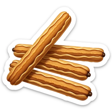 black churros sticker