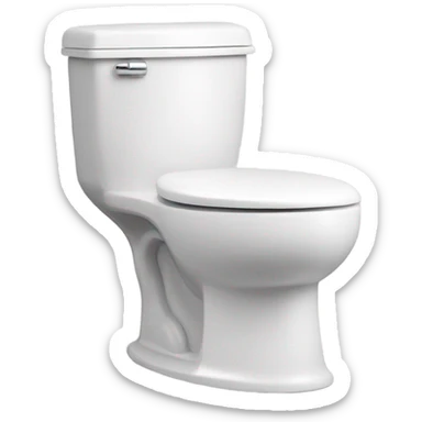 Go to the toilet sticker