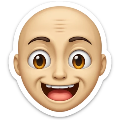 face from a bad smelling fart sticker