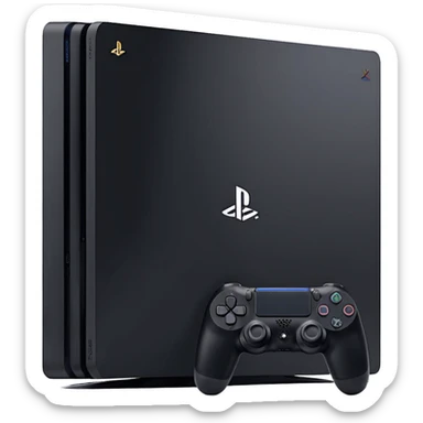 ps4 slim console only sticker