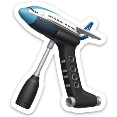 An airbus A380 sidestick sticker