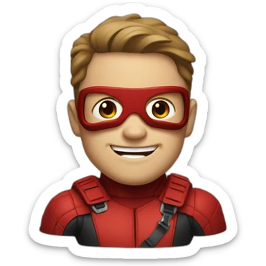Daredevil happy sticker