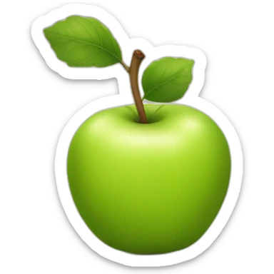 Une pomme sticker