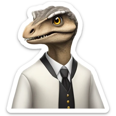 Velociraptor pastor sticker