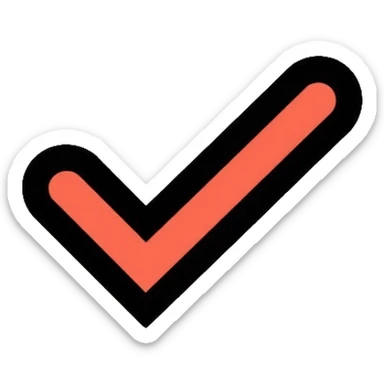 checkmark symbol sticker