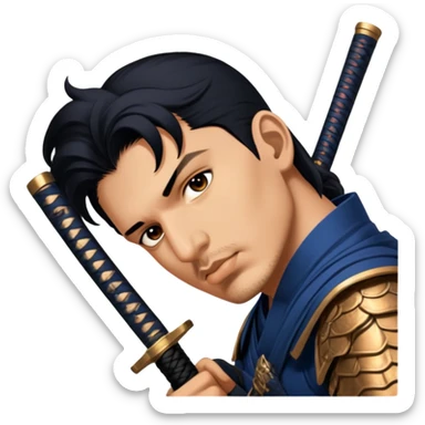 Vigilant Samurai sticker