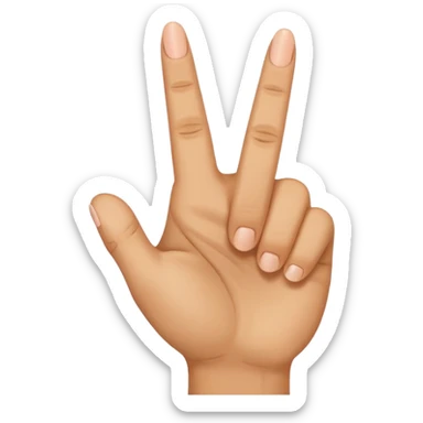 Smiling middle finger sticker