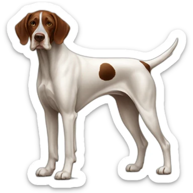 Portuguese Pointer full-body sticker