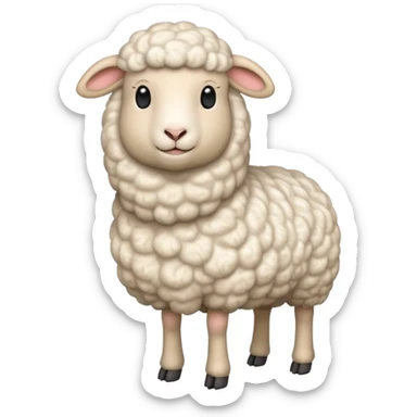 High resolution of   realistic full body sheep without distorted , no extra hybrid sticker