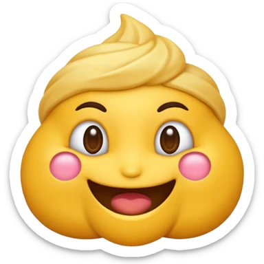 Um emoji babando de paixão sticker
