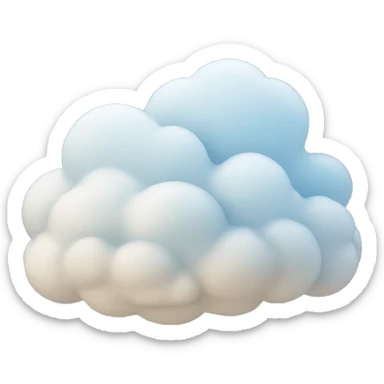clouds sticker