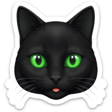 Animal Black Cat sticker