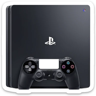 ps4 slim console only sticker