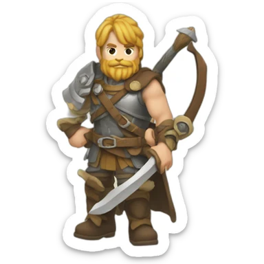 tir à l'arc sticker