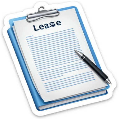 Lease sticker