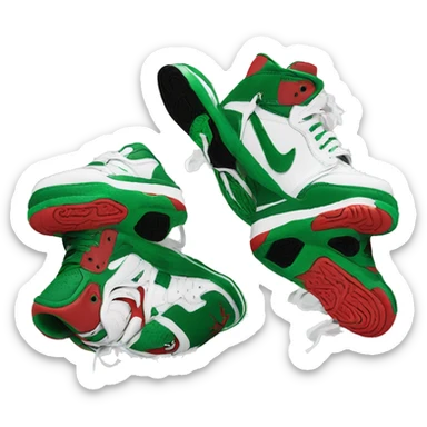 Air Jordan Green  sticker