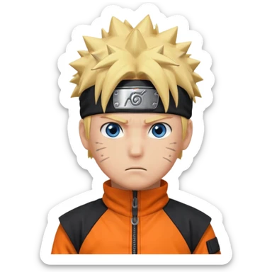Naruto anime sticker