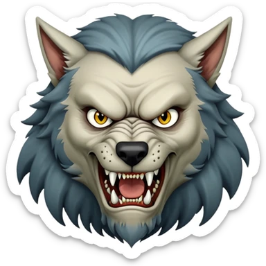 Fenrir Greyback in harry potter sticker
