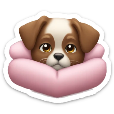 Cozy heart sticker