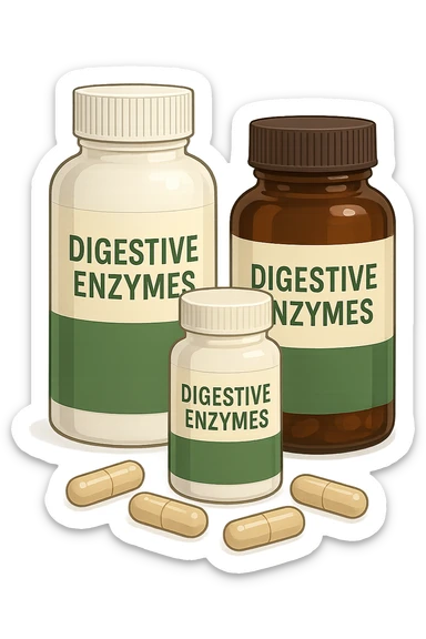 enzimi digestivi integratori sticker