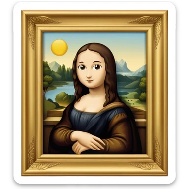 CUADRO DE MONA LI sticker