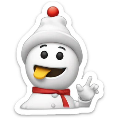 Bonhomme qui fait un dab sticker