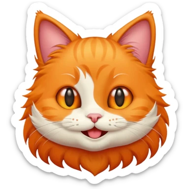 a mewingh emoji with body and a long chin sticker