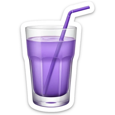 Purple lean drink sticker