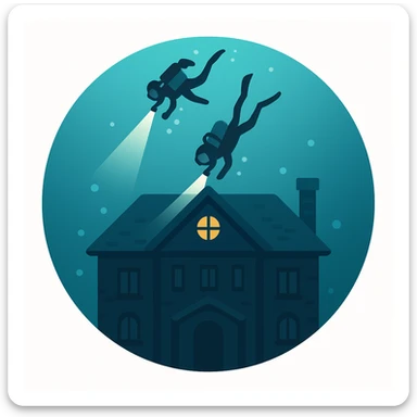 an emoji that symbolizes this movie the deep house sticker