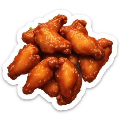 Hot wings sticker