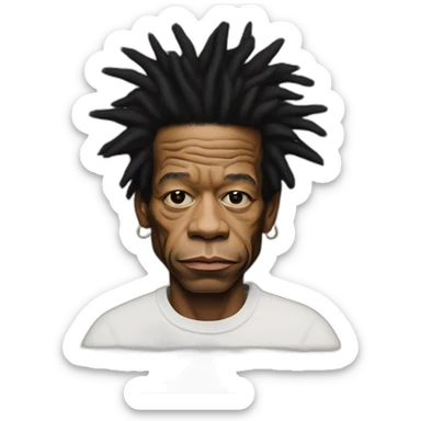 Jean Michel basquiat sticker