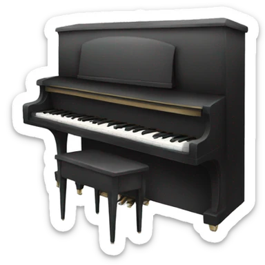 Piano sticker