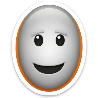 reddit logo snoo orange sticker