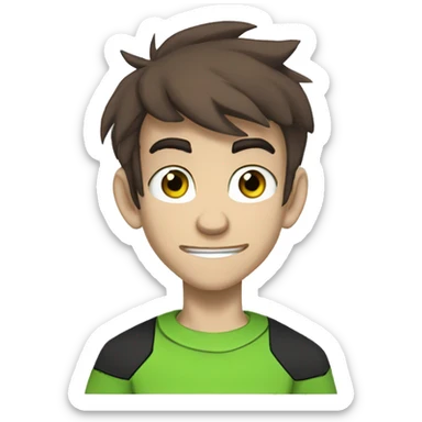 ben 10 Cartoon alien XLR8  sticker